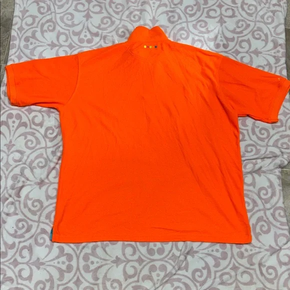 COOGI Bright Orange Men's Polo Shirt - Picture 5 of 5